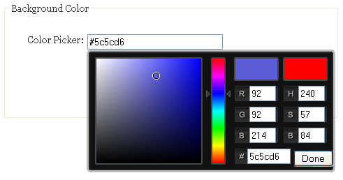 jQuery Colour Picker