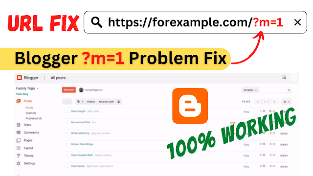 How To Remove m=1 in Blogger - Problem Fix