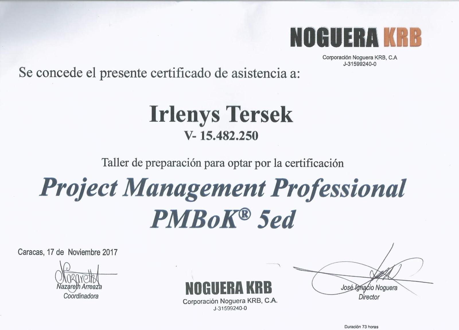 Preparación de la certificación PMP (Project Management Professional)