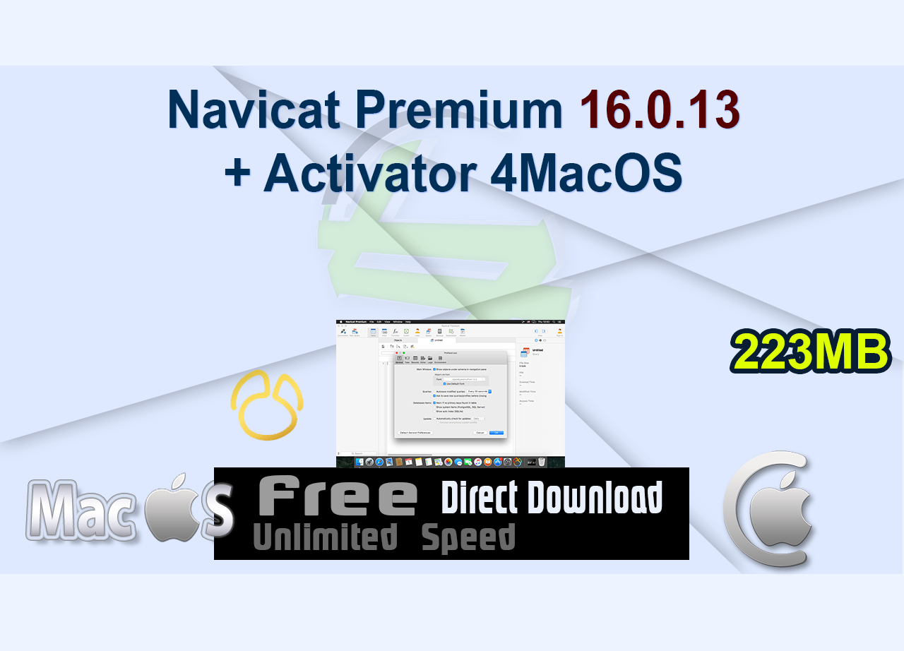 Navicat Premium 16.0.13 + Activator 4MacOS