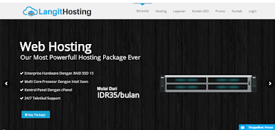 langit hosting web hosting murah