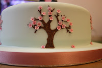 Japanese blossom tree icing