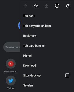 setelan google chrome