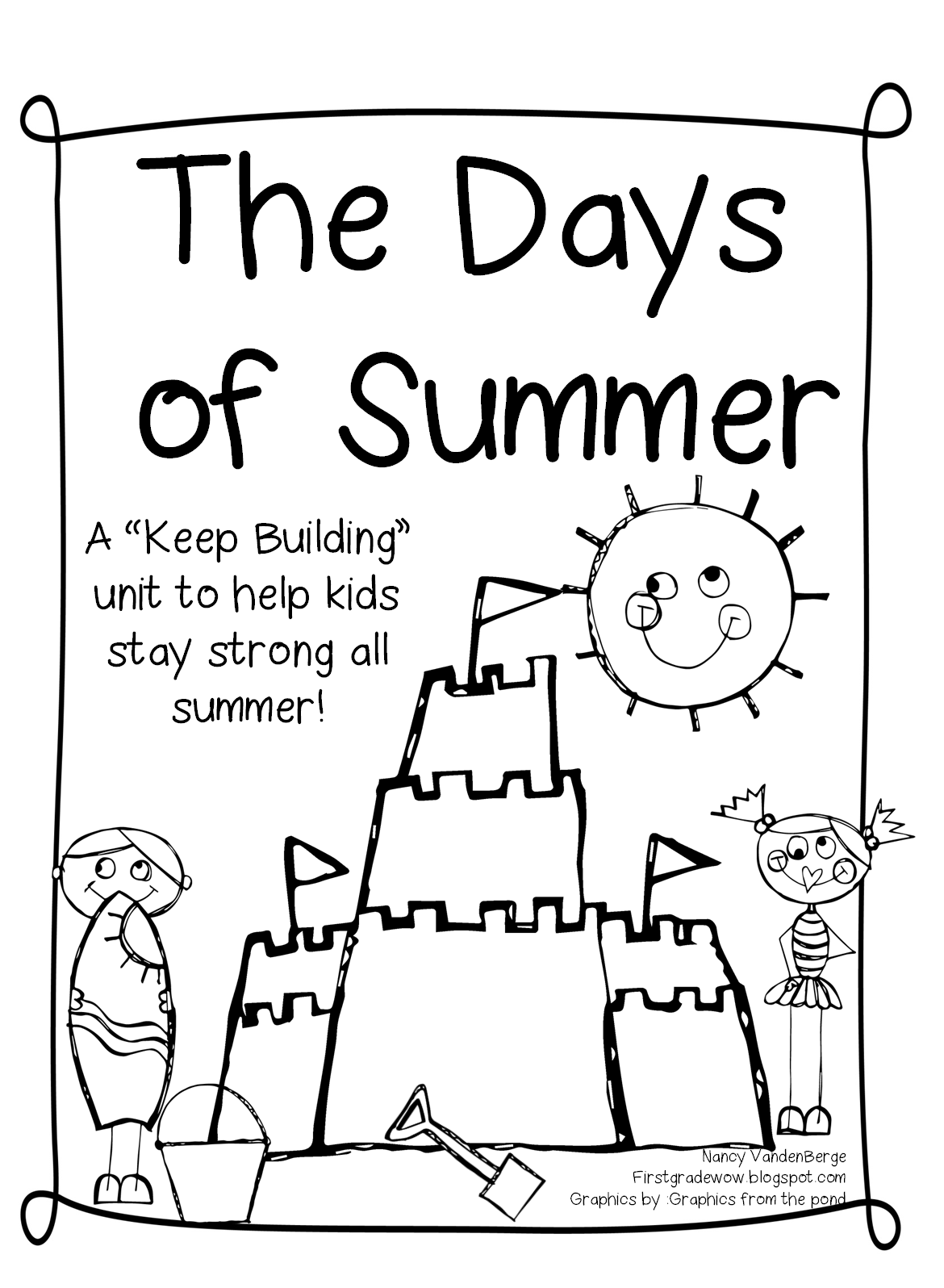 First Day Of Summer Coloring Pages 3