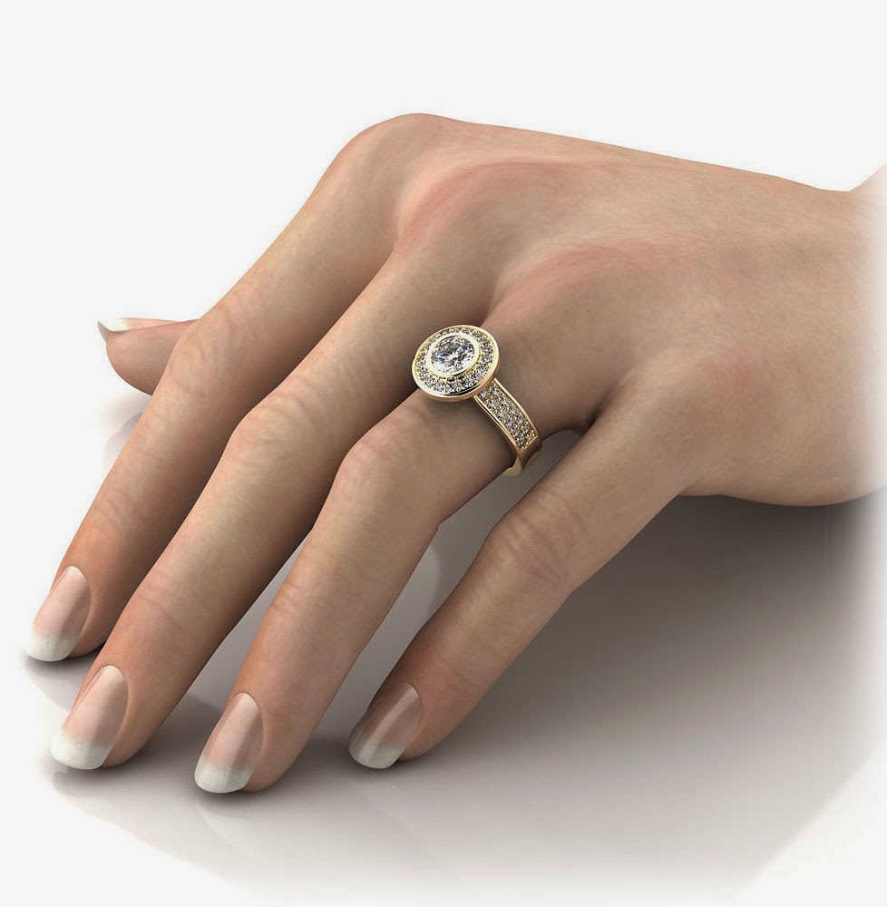 Luxury Big Diamond Engagement Rings  on Finger  Ideas