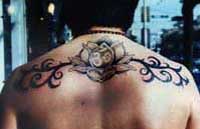 gallery of dragon tattoo on his back body