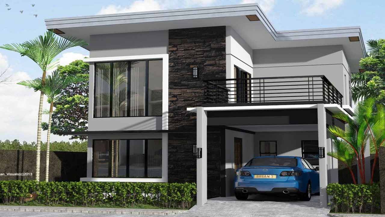 Contoh Desain Rumah Minimalis Modern Rancanghunian