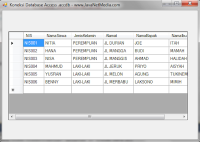 VB .Net - Cara Koneksi Database Access (.accdb)