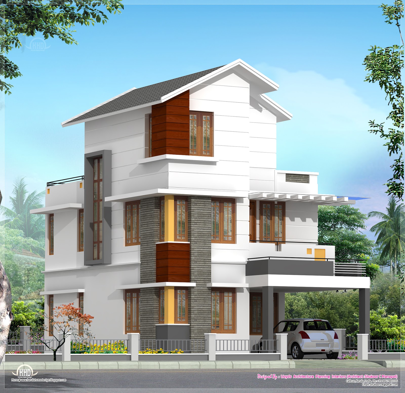 4 Bedroom House Plan In Less Than 3 Cents Kerala Home Design And throughout Elegant  low budget minimalist house architecture kerala pertaining to Invigorate