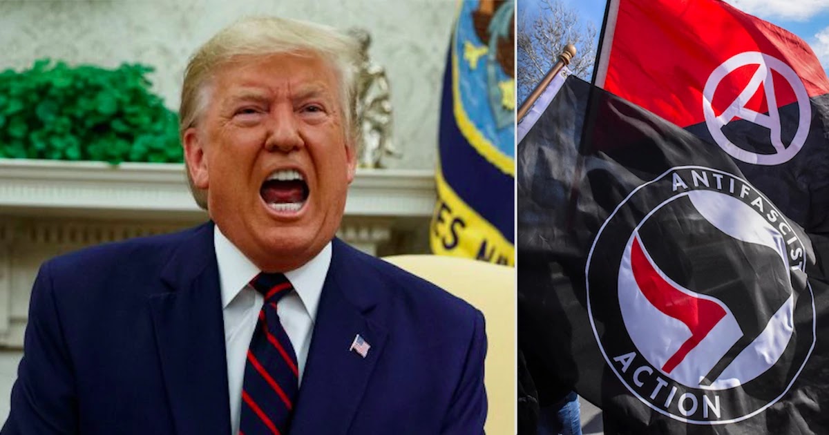 Trump Declares War On Antifascists As He Announces To Designate Them A Terrorist Group