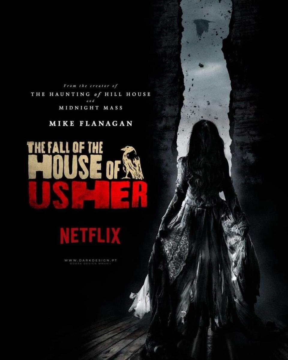 Terror Maniacs - The Fall of the House of Usher (2023) A Queda da Casa de  Usher 💀🖤 Em 12 de Outubro, estréia na Netflix a minissérie que é  inspirada no conto