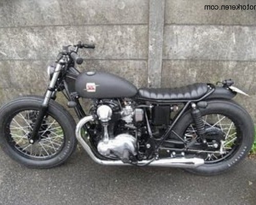 Foto gambar modifikasi  cb 100 cafe racer retro jap style 