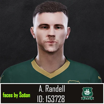 PES 2021 Adam Randell Face