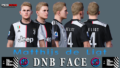 PES 2019 Faces Matthijs de Ligt by DNB