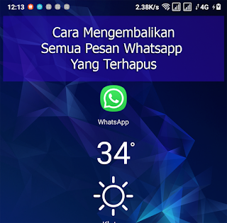 Solusi Rahasia Cara Mengembalikan Semua Pesan Chat Whatsapp Yang Terhapus