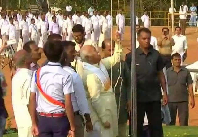 Nation celebrates 69th Republic Day, RSS Chief hoists flag at Palakkad