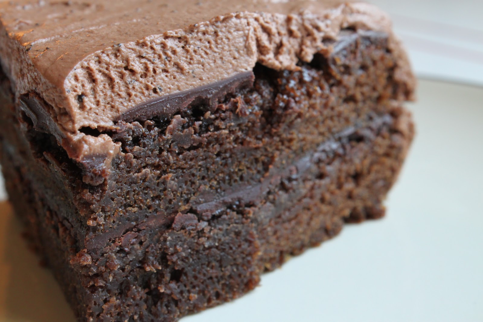 paper jam: Dark Chocolate Mocha Cake
