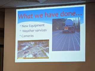 a slide from the annual update on snow removal