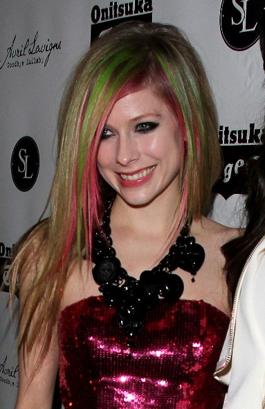 Avril Lavigne Modern Hairstyle