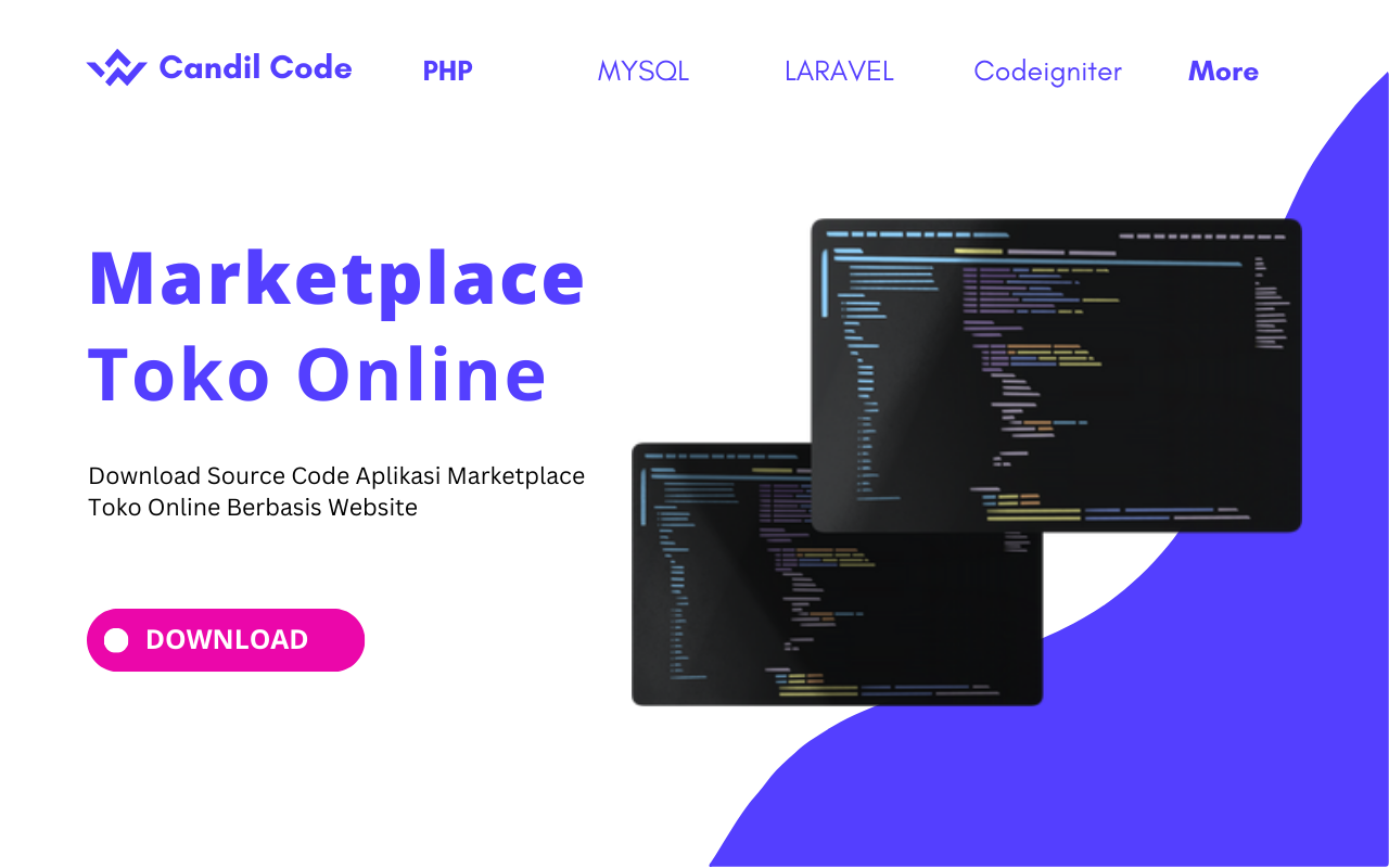 Source Code Aplikasi Marketplace Toko Online Berbasis Website