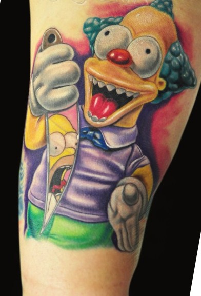 clown tattoos designs