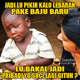 Meme Lucu Baju Lebaran