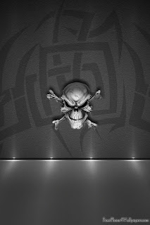 Copy of Silver Skull iPhone 4 Wallpapers