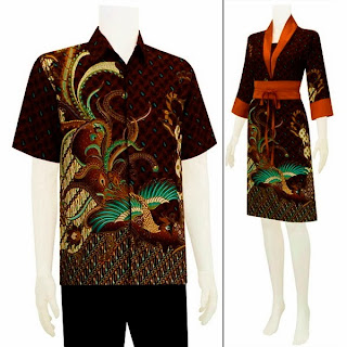  Sarimbit  Dress Batik  Semi  Sutera Solo Batik  Bagoes Solo