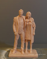 scultura personalizzata da fotografie top cake toppers realizzati a mano orme magiche