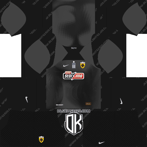 AEK Athens F.C. 2022-2023 Kit Released By Nike For Dream League Soccer 2019 (Goalkeeper Third)