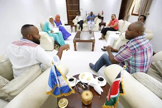 Governor Hassan Joho in Mombasa county Assembly. PHOTO | MCM