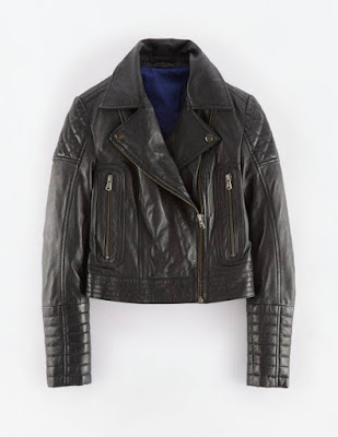 Boden Leather Biker Jacket