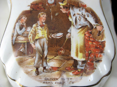 https://timewasantiques.net/products/dickens-ware-oliver-twist-butter-dish-cheese-dome-2-piece-1920s-lancaster