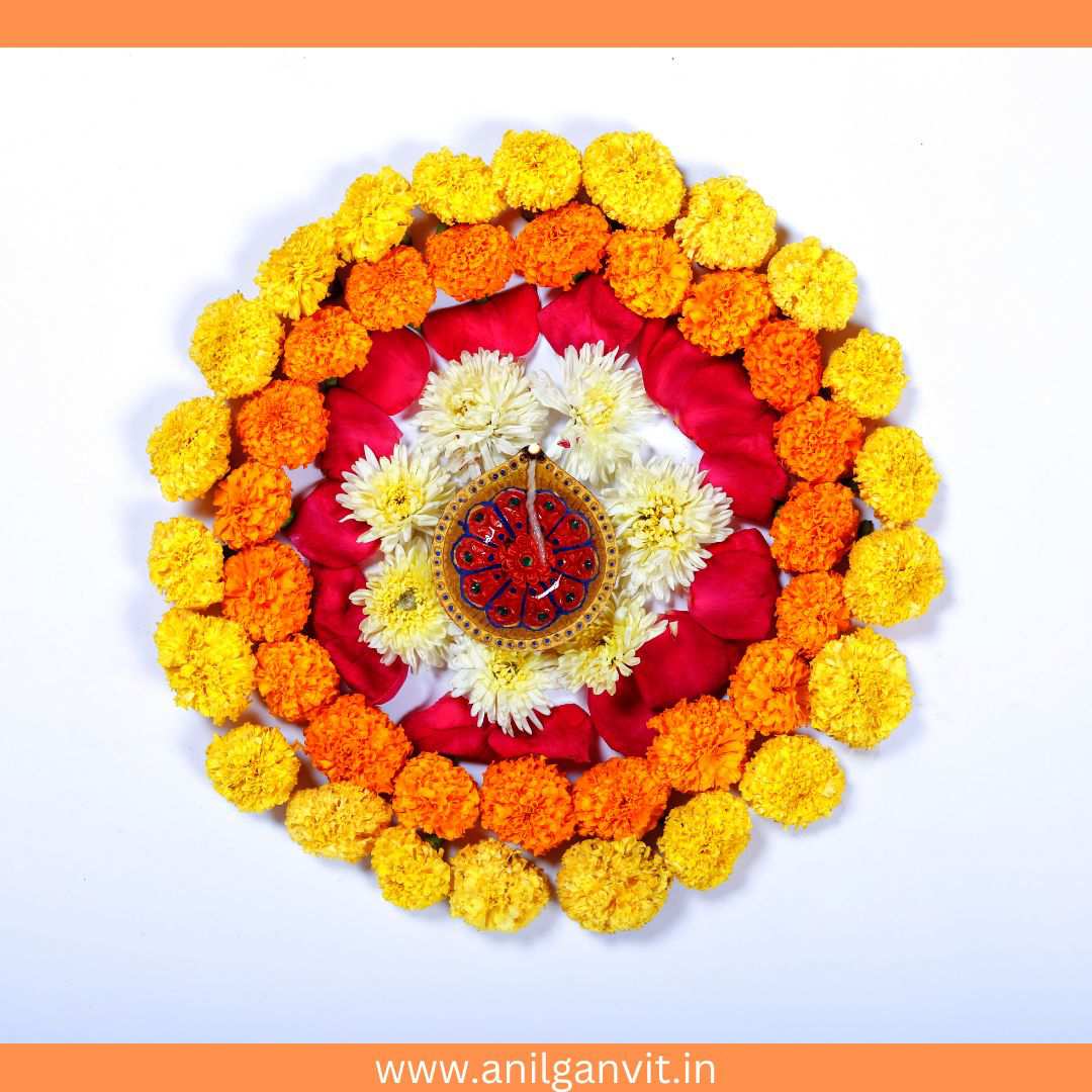 सिंपल रंगोली डिजाइन-4