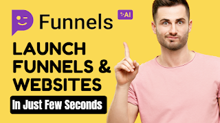 Launch Funnels & Website In Just a Few Seconds with Funnels AI.