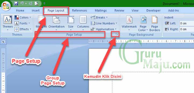 Mengatur Ukuran Legal/F4 di Microsoft Office di Indonesia 