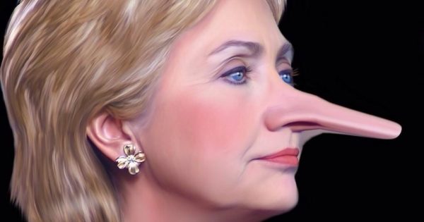 Image result for HILLARY'S NOSE IS GROWING