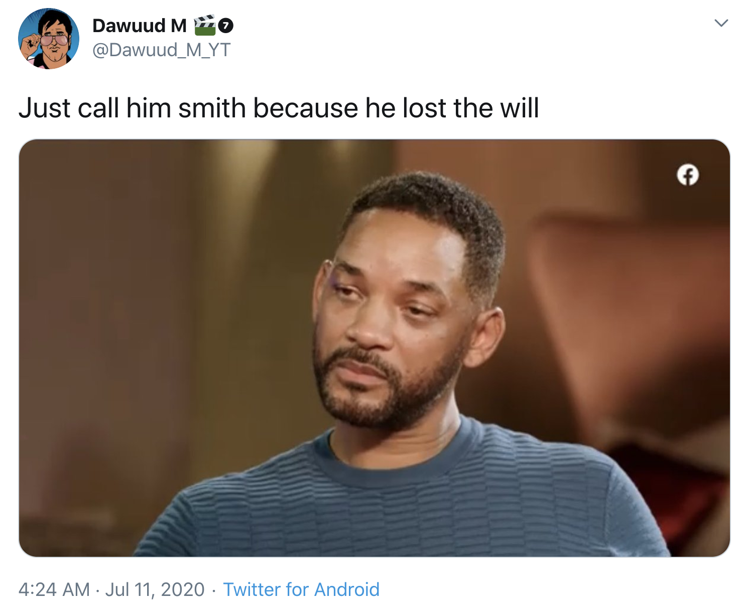 Just call him Smith because he lost the will