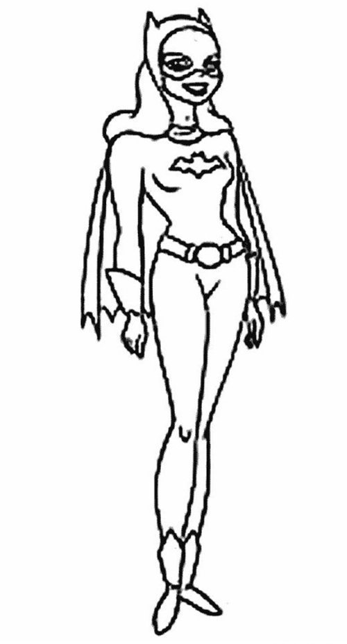 For Kids batgirl coloring pages >> Disney Coloring Pages