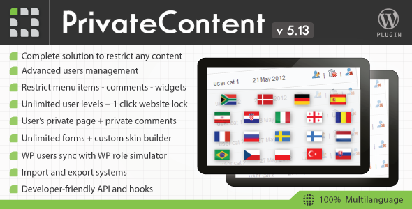 PrivateContent v5.22 Multilevel Content