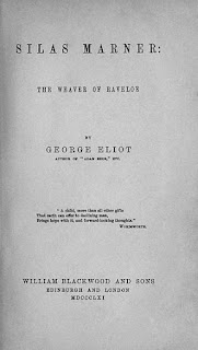 First edition title page to Silas Marner by George Eliot