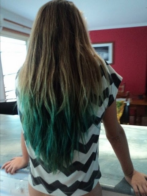 dipped dyed hair. Dip Dyed Hair