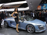 Audi R8 GT girl