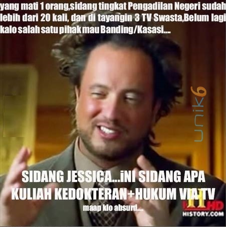 Gambar2 Meme lucu Sidang Jessica Kumala Wongso Pembunuh Mirna ngakak