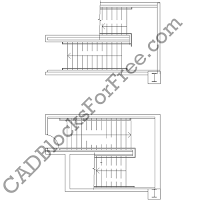 Free AutoCAD Blocks Stairs