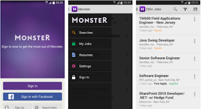 Monster Job Search for Android app fre download images3
