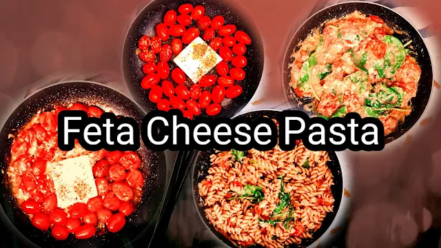 Tik_tok_feta_cheese_pasta_on_stove_top