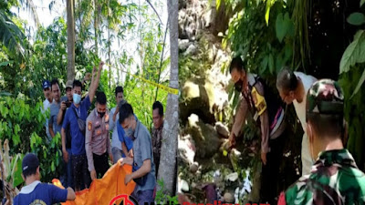 Polsek Kota Agung Evakuasi dan Identifikasi Penemuan Mayat Perempuan di Aliran Sungai 