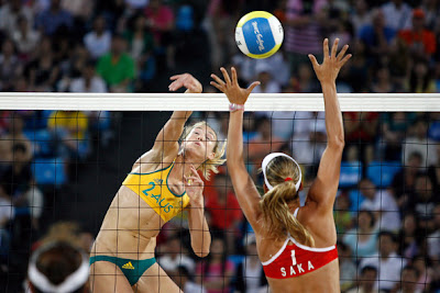 Hot Women beach volleyball