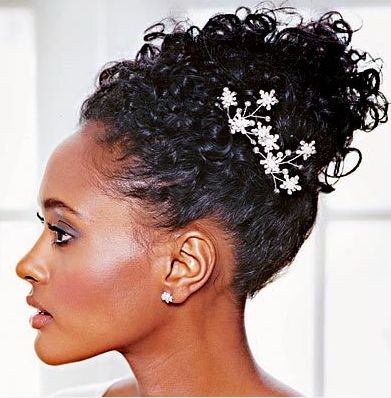 ... make~up is our hallmark!: Bridal hairstyles for natural hair
